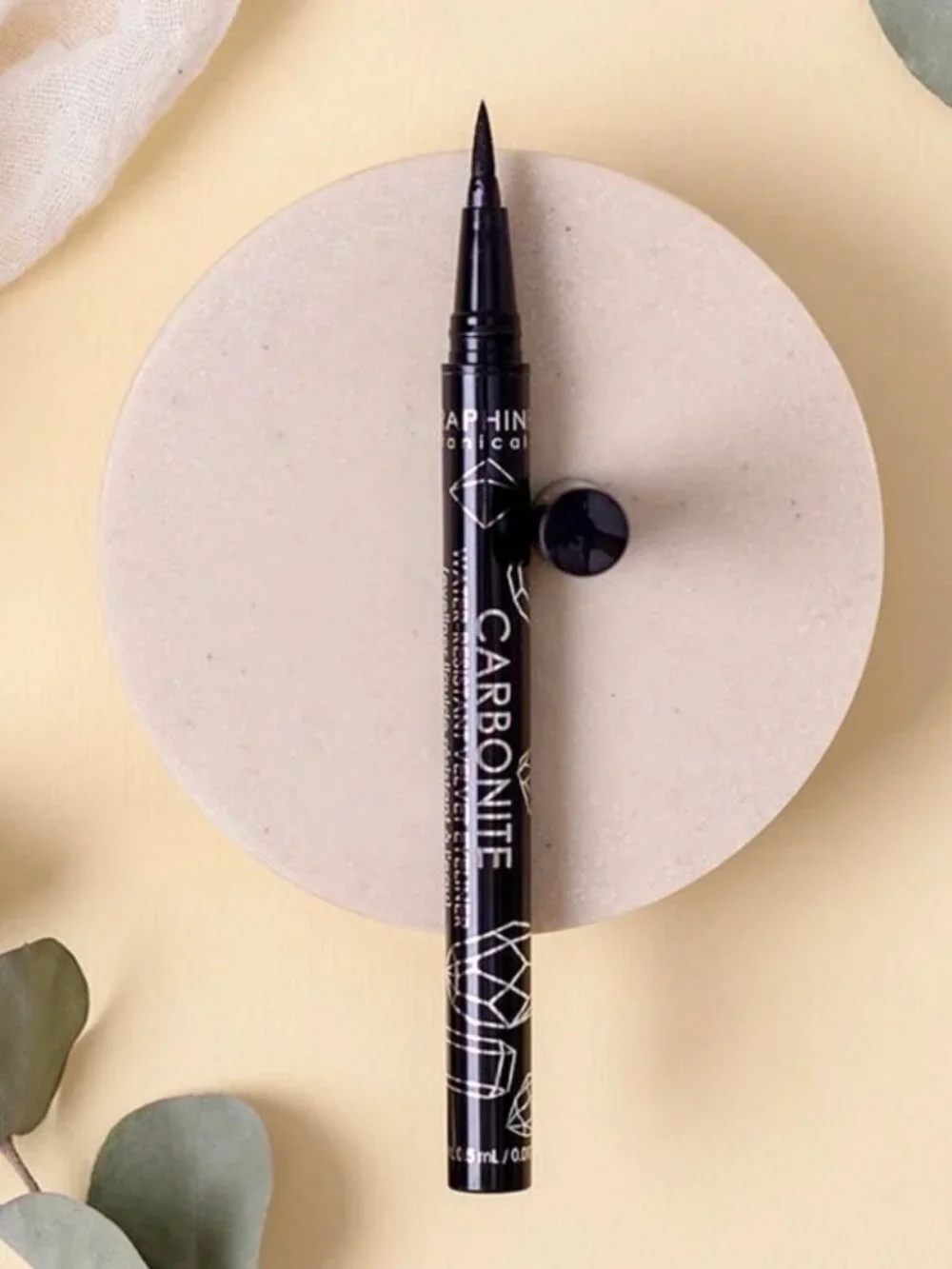 New & Sealed Seraphine Botanicals Water-Resistant Velvet Eyeliner, Carbonite